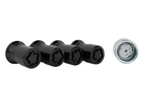 Ford Mustang Mach-E Lug Nut Kit - Ford Racing - M14 x 1.5 Black Security - Black - `21-`23
